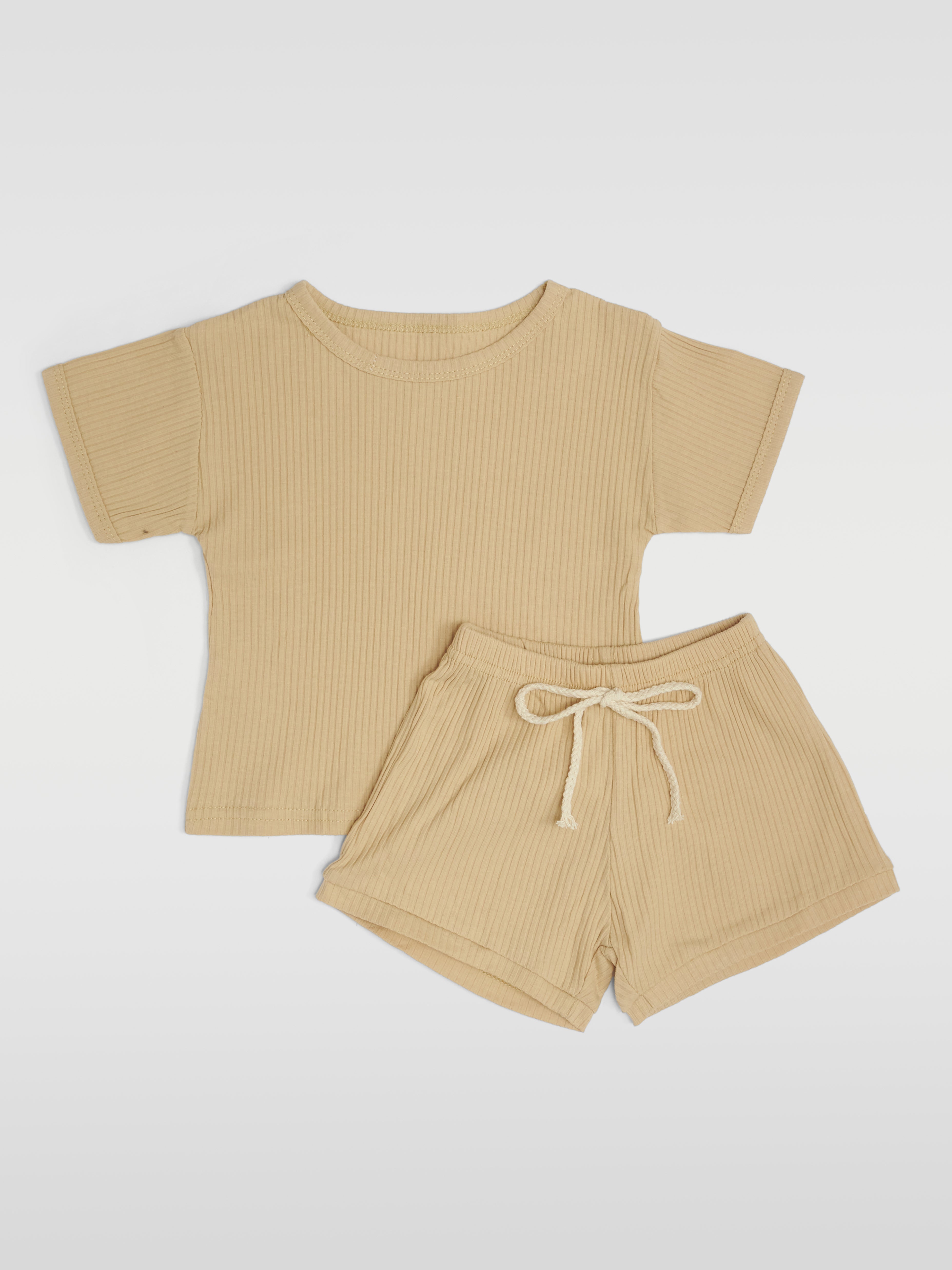 Coffee Shorts Set