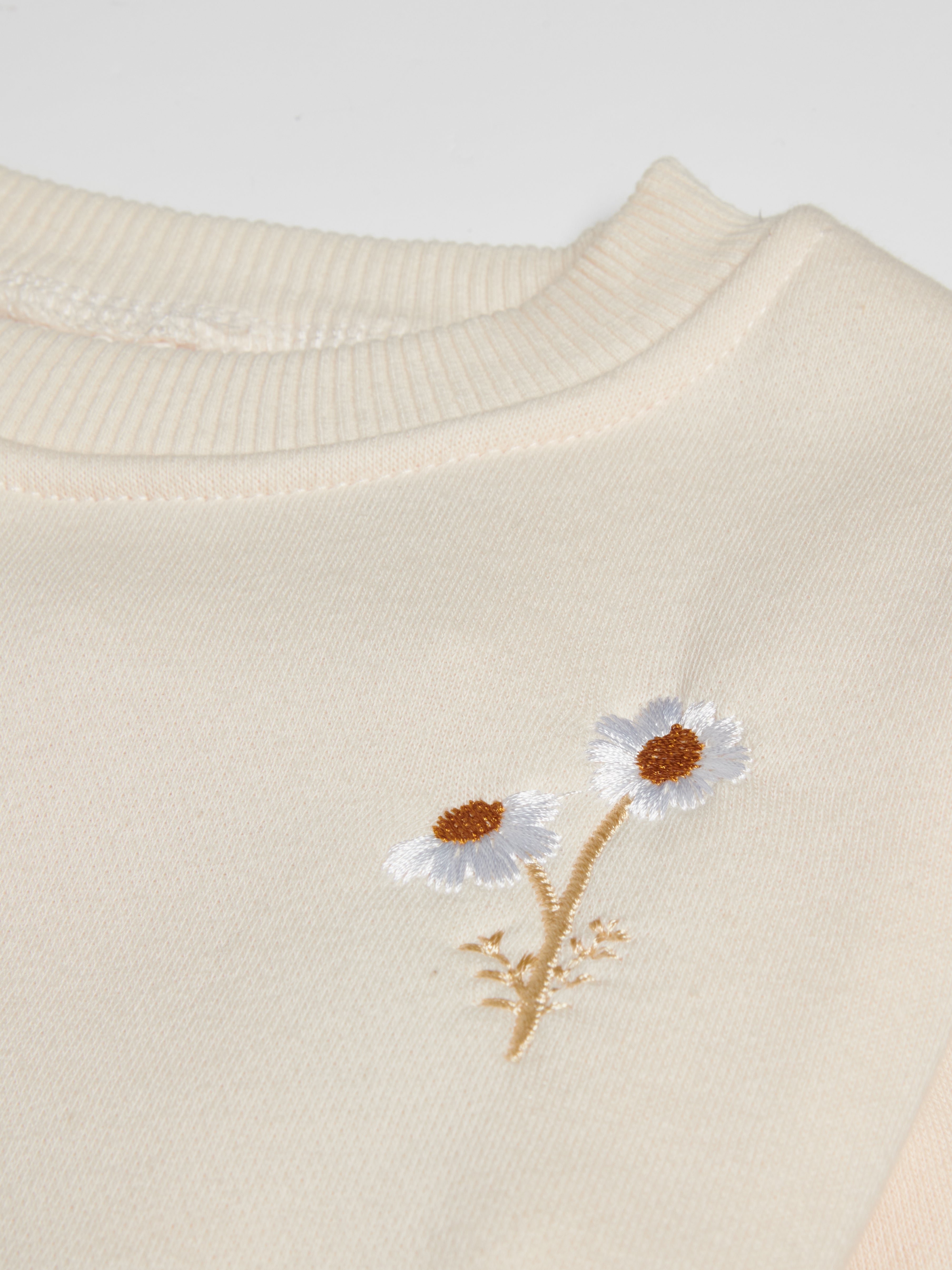Embroidered Floral Set